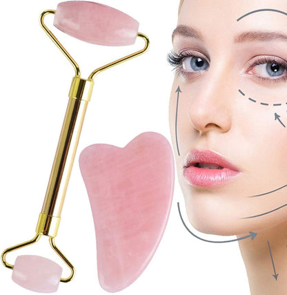 Rodillo Facial de Jade NaturalKirei – Skincare Premium