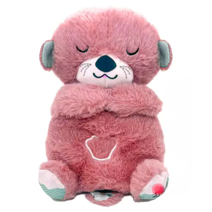 Interactive Baby Otter Sleep Toy – Breathing and Musical Otter Plush