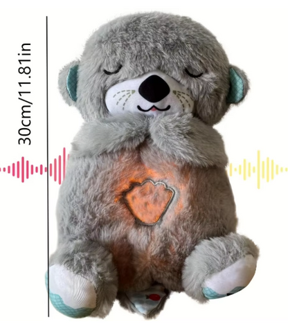 Interactive Baby Otter Sleep Toy – Breathing and Musical Otter Plush