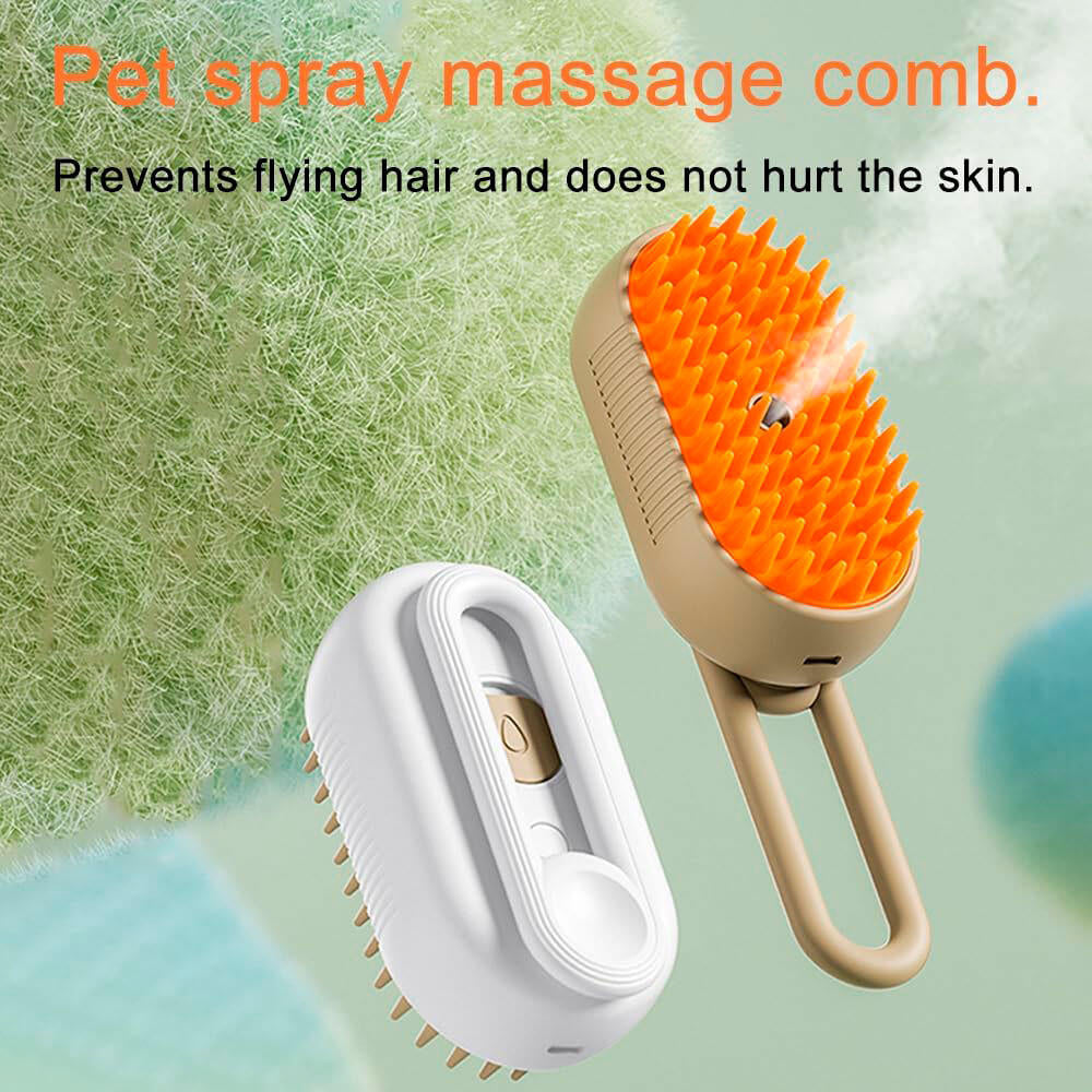 Multifunctional Pet Steam Brush – Spa and Care at Home