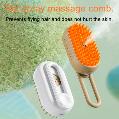 Multifunctional Pet Steam Brush – Spa and Care at Home