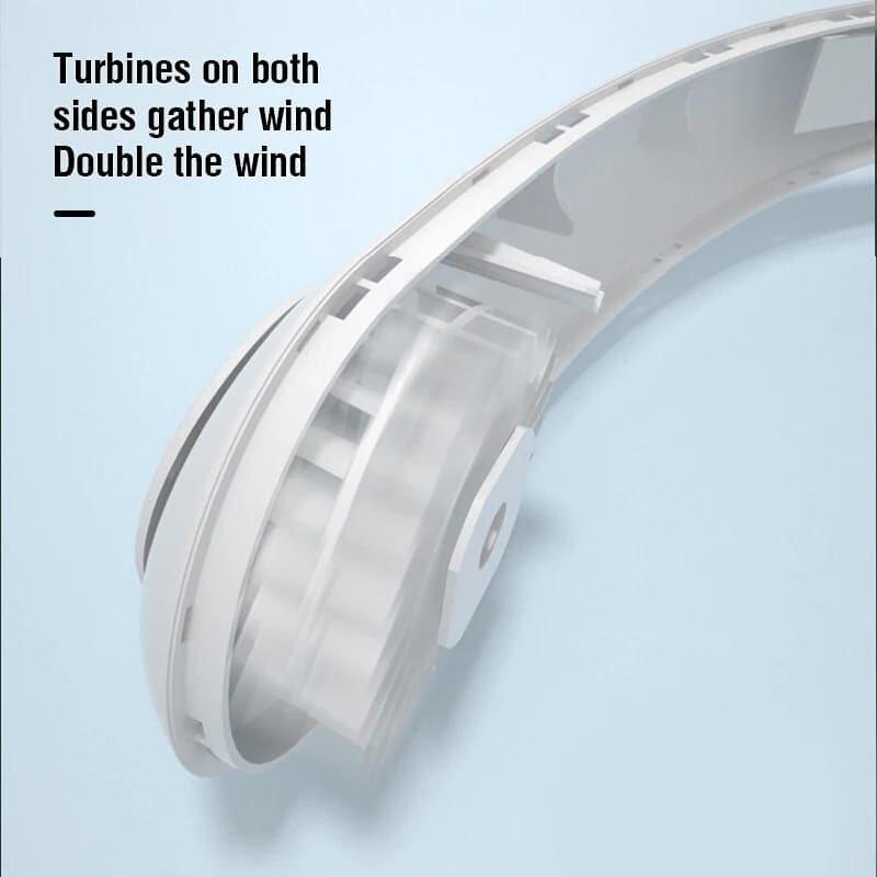 Bladeless Portable Neck Fan – Quiet and Safe Cooling for Any Time