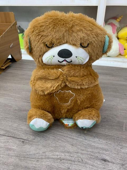 Interactive Baby Otter Sleep Toy – Breathing and Musical Otter Plush
