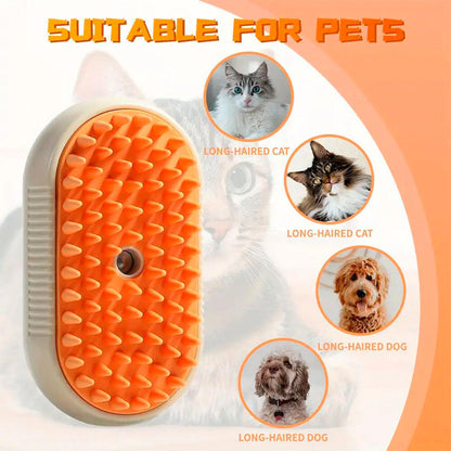 Multifunctional Pet Steam Brush – Spa and Care at Home